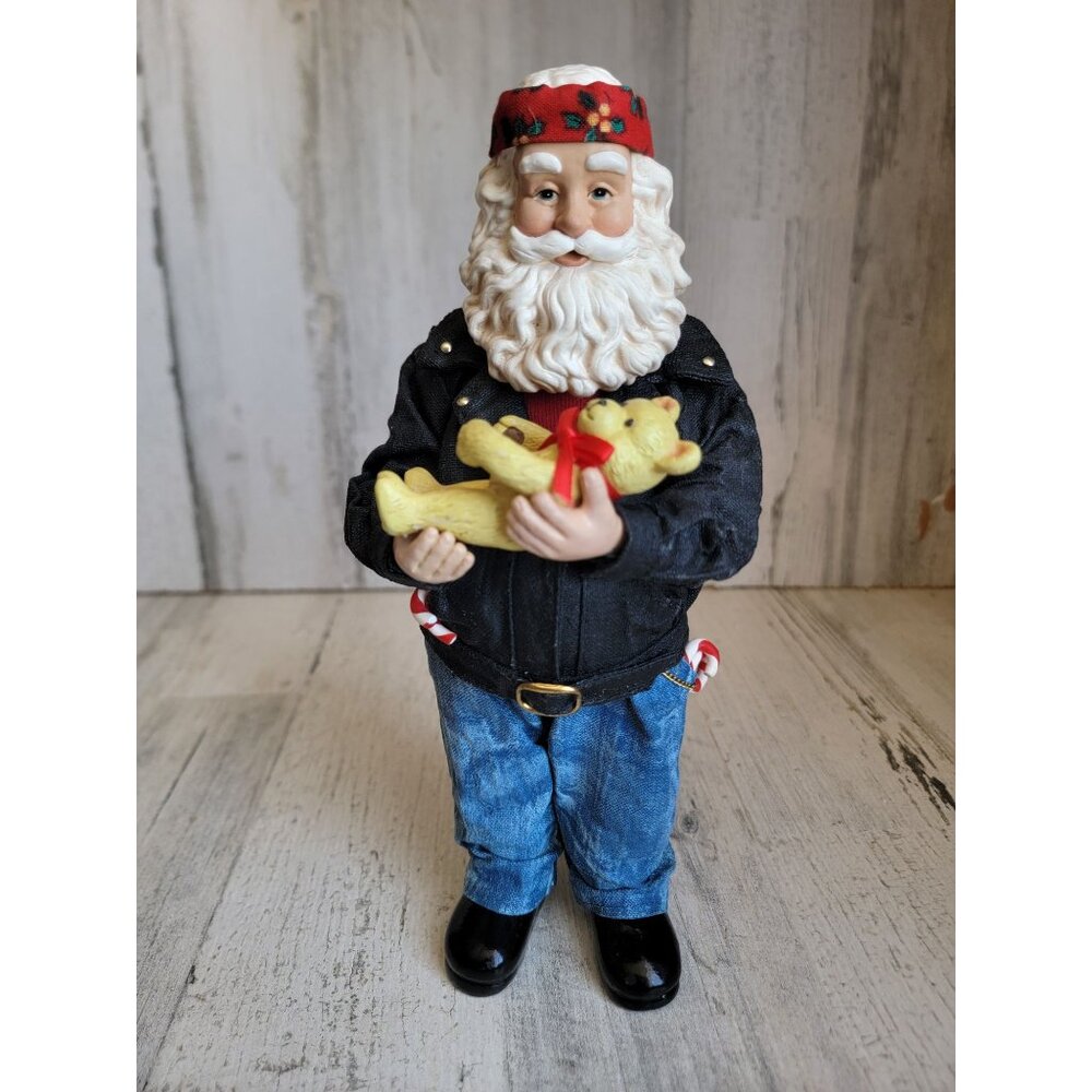 Clothique easy riding santa biker possible dreams vintage‎ home decor